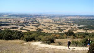 Towards the towns of Valdizarbe from Alto de Perdon